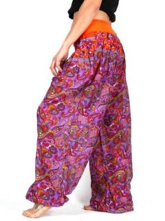 Pantalones Hippie Harem - Pantalon afgano en rayón PAPJ01.