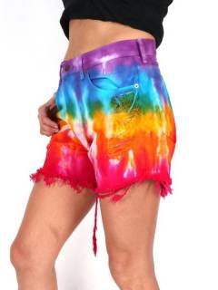 Pantalón corto Tie Dye PAPK02 para comprar al por mayor o detalle  en la categoría de Ropa Hippie de Mujer | ZAS Tienda Alternativa.
