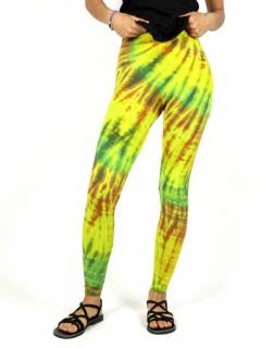 Pantalon leggins hippie Tie Dye cintura alta,  para comprar al por mayor o detalle  en la categoría de Ropa Hippie de Mujer Artesanal | ZAS. [PAPN01]