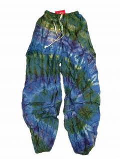 Pantalones Hippie Harem - Pantalón hippie tipo PAPN02 - Modelo Azul