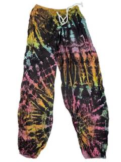 Pantalones Hippies Yoga - Pantalón hippie tipo PAPN02 - Modelo Negro