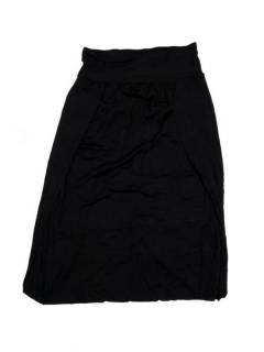 Modelo: Negro Pantalones Hippie Harem - Pantalón Hippie liso PAPN05P - Modelo Negro