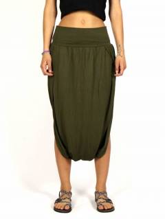 Detalle no seleccionable para compra Pantalones Hippie Harem - Pantalón Hippie liso PAPN05P.