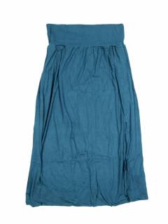 Modelo: Azul Pantalones Hippie Harem - Pantalón Hippie liso PAPN05P - Modelo Azul