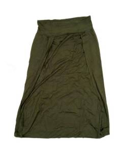 Modelo: Verde Pantalones Hippies Harem Yoga - Pantalón Hippie liso PAPN05P - Modelo Verde