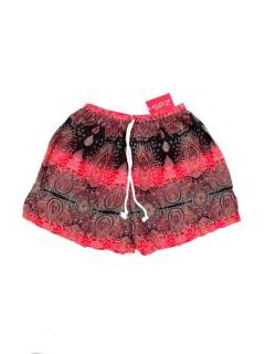 Modelo: Rojo Pantalones Cortos - Pantalón hippie corto PAPN06 - Modelo Rojo