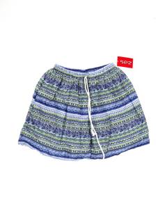 Modelo: Azul Pantalones Cortos - Pantalón hippie corto PAPN08 - Modelo Azul