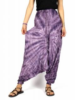Pantalon Harem rayón Tie Dye,  para comprar al por mayor o detalle  en la categoría de Ropa Hippie de Mujer Artesanal | ZAS. [PAPN10]