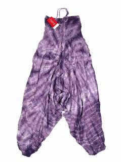 Monos, Petos y Vestidos largos - Mono hippie ancho y tiro muy PAPN10-M - Modelo Morado