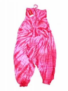 Monos, Petos y Vestidos largos - Mono hippie ancho y tiro muy PAPN10-M - Modelo Rosa