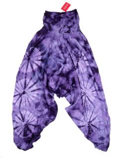 Modelo: Morado Monos Petos y Vestidos largos - Mono hippie ancho y tiro muy PAPN10-M - Modelo Morado