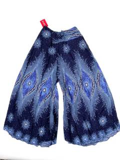 Pantalones Hippie Harem - Pantal&oacute;n Amplio con PAPN12 - Modelo Azul
