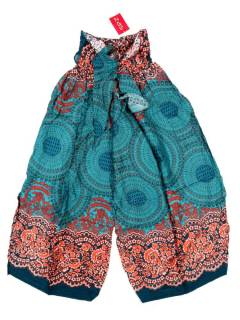 Modelo: Azul Pantalones Hippie Harem - Pantalón Largo Falda-Pantalón, PAPN14 - Modelo Azul