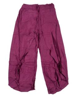 Modelo: Morado Pantalones Hippie Harem - Pantalón de rayón PAPN15 - Modelo Morado