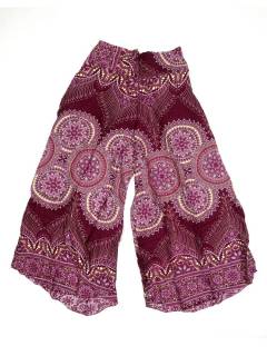 Modelo: Morado Pantalones Hippie Harem - Pantalón de rayón PAPN19 - Modelo Morado