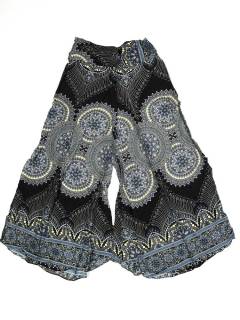 Modelo: Negro Pantalones Hippie Harem - Pantalón de rayón PAPN19 - Modelo Negro