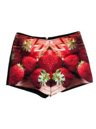 Outlet Ropa Hippie - Pantalones cortos estampados PAPO04 - Modelo Fresas