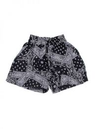 Modelo: Negro Pantalón hippie corto Mod Negro
