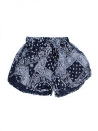 Modelo: Azul Pantalón hippie corto Mod Azul