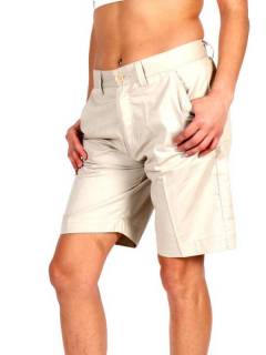 Pantalón corto estilo pinzas. pantalón de algodón para chicas con bolseillos frontales laterales, para comprar al por mayor o detalle.[PASC03]