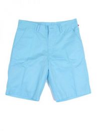 Outlet Ropa Hippie - pantalón corto estilo PASC03 - Modelo Azul