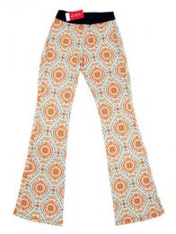 Modelo: Beige Pantalón de pata amplia Mod Beige