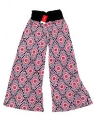Modelo: Rosa Pantalón amplio hippie Mod Rosa
