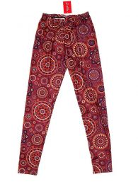 Modelo: Rojo Pantalones Hippie Harem Boho - Pantalón hippie tipo PASN22 - Modelo Rojo