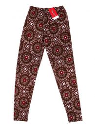 Modelo: Marrón Pantalones Hippies Harem Boho - Pantalón hippie tipo PASN24 - Modelo Marrón