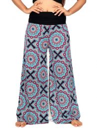 Detalle no seleccionable para compra Pantalones Hippie Harem - Pantalón de pata amplia PASN26.