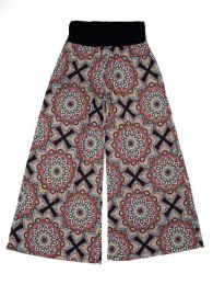 Modelo: Rojo Pantalones Hippie Harem - Pantalón de pata amplia PASN26 - Modelo Rojo