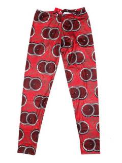 Pantalones Hippie Harem - Pantalón hippie tipo PASN37 - Modelo Rojo