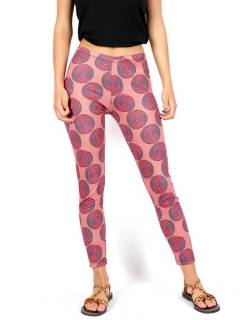 Pantalon leggins Hippie estampado Espirales,  para comprar al por mayor o detalle  en la categoría de Ropa Hippie de Mujer | ZAS Tienda Alternativa. [PASN40]