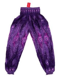 Pantalones Hippie Harem - Pantalón unisex hippie PAVA01 - Modelo Morado