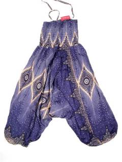 Modelo: Morado Pantalones Hippie Harem - Pantalón hippie ancho PAVA06 - Modelo Morado