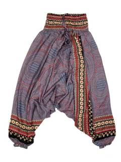 Pantalón Aladin estampado Etnico, para comprar al por mayor o detalle  en la categoría de Ropa Hippie de Mujer | ZAS Tienda Alternativa.[PAVA07]