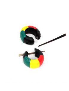 Pendientes coco rasta flores [PECO6]. Pendientes de Madera para comprar al por mayor o detalle  en la categoría de Bisutería y Plata Hippie Artesanal | ZAS.