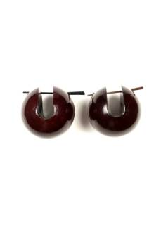  Pendientes de madera bola 30 mm para comprar al por mayor o detalle  en la categoría de   [PEMA02B] .