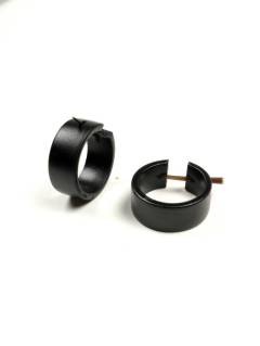 Pendientes Aro Madera  22MM, para comprar al por mayor o detalle.[PEMA10]