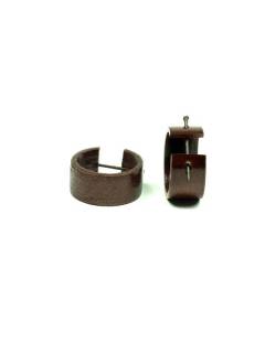 Pendientes Aro Madera  22MM,  para comprar al por mayor o detalle  en la categoría de Bisutería y Plata Hippie Artesanal | ZAS. [PEMA10]