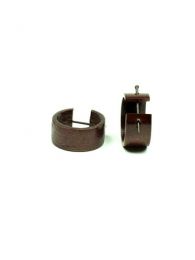 Pendientes Aro Madera  22MM,  para comprar al por mayor o detalle  en la categoría de Bisutería y Plata Hippie Artesanal | ZAS. [PEMA10]