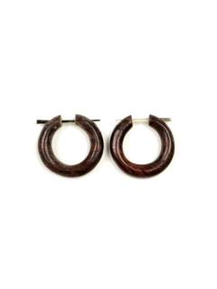  Pendientes Aro de madera de 30 mm para comprar al por mayor o detalle  en la categoría de   [PEMA17P] .