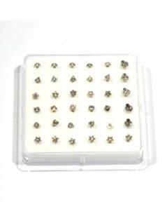 Detalle no seleccionable para compra Aros y Pendientes Plata - pendientes para la nariz rectos PENAR06.