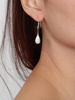 Detalle no seleccionable para compra Ojo de Shiva - Plata - Pendientes fabricados en plata PEOJ03.