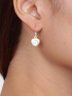 Ojo de Shiva - Plata - Pendientes fabricados en plata PEOJ07.