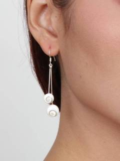 Ojo de Shiva - Plata - Pendientes fabricados en plata PEOJ08.