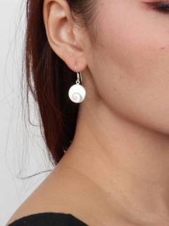 Detalle no seleccionable para compra Ojo de Shiva - Plata - Pendientes fabricados en plata PEOJ11.