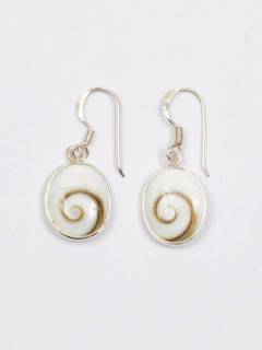 Detalle no seleccionable para compra Ojo de Shiva - Plata - Pendientes fabricados en plata PEOJ12.