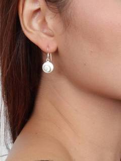 Detalle no seleccionable para compra Ojo de Shiva - Plata - Pendientes fabricados en plata PEOJ13.