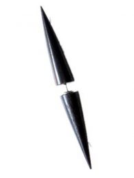 Falso dilatador cuerno de búfalo, cierre por presión de acero quirúrgico. [PIFL38]. Pendientes Falso Dilatadores para comprar al por mayor o detalle  en la categoría de Bisutería y Plata Hippie Artesanal | ZAS.